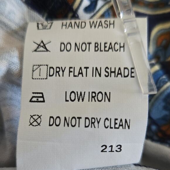 Redhotype Blue Paisley Long Sleeve Button-Up Blouse – Women’s 4X – NWT - Picture 8 of 8